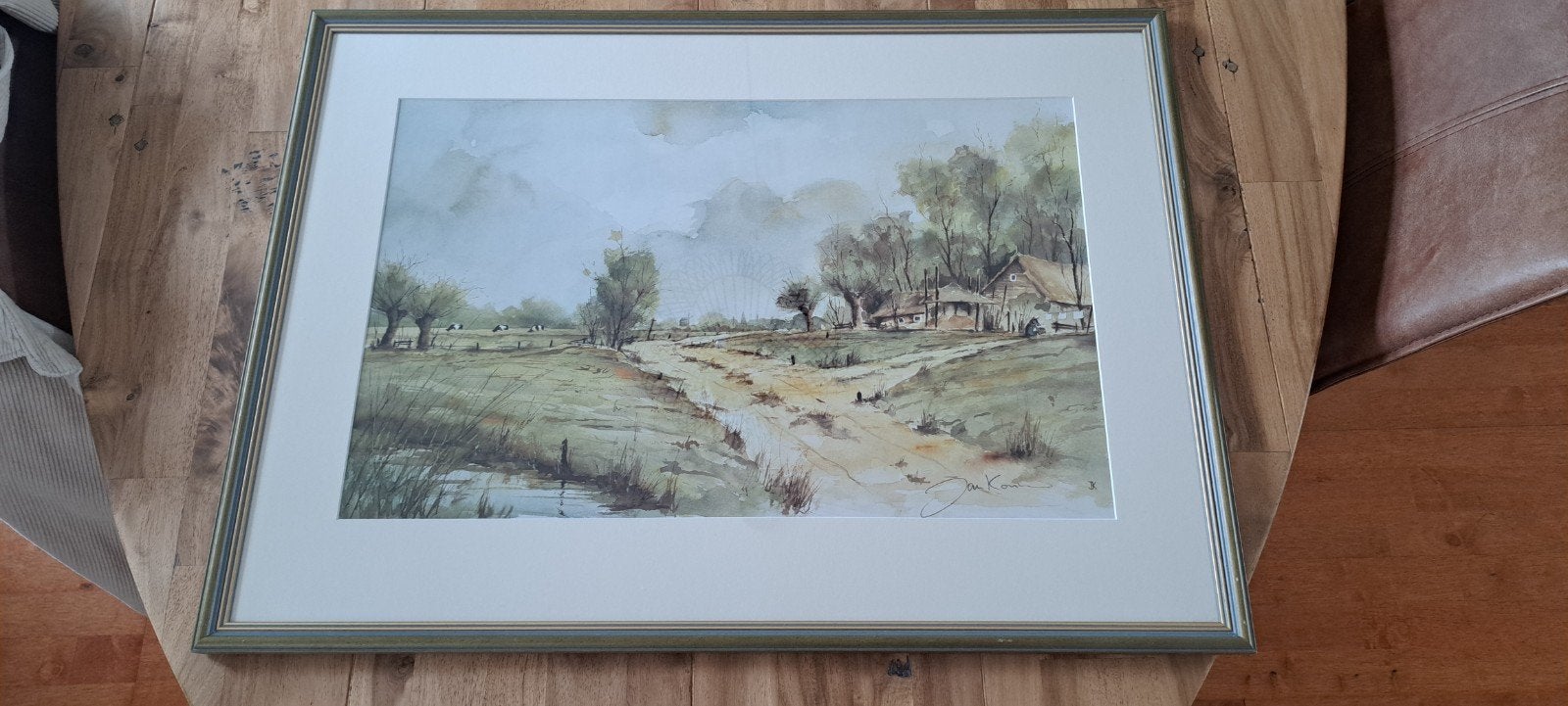 schilderij Jan Kooistra, Ophalen