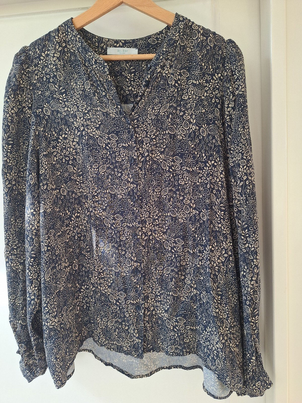 By-Bar blouse blauw M, Blauw, Ophalen of Verzenden, Gedragen, Maat 38/40 (M)