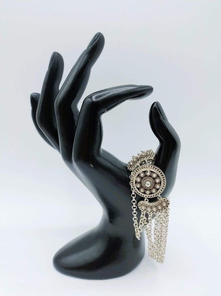 Zilveren armband, jasseron schakel, Zeeuwse knop, 21 cm, Info@zilverwebsite.nl, Verzenden, Zo goed als nieuw, Zilverwebsite.nl