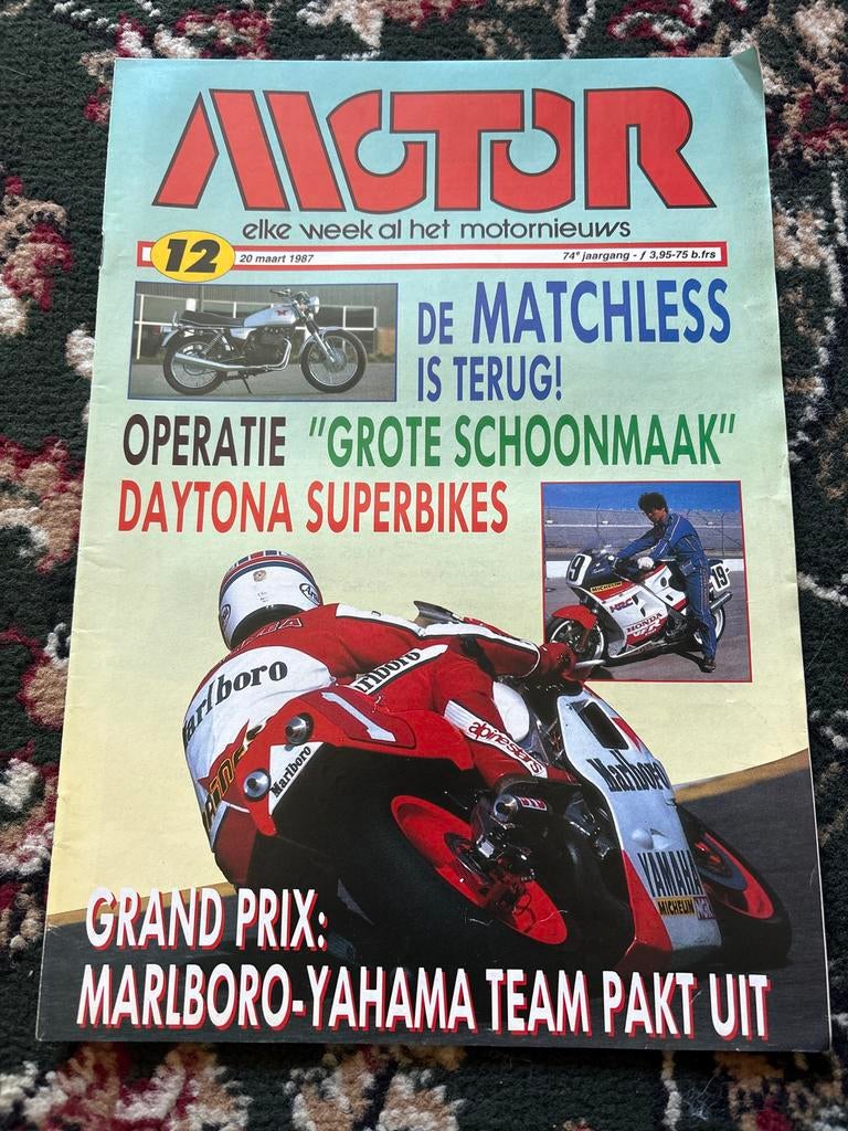 Motor Magazine - 20 maart 1987 - Matchless, Daytona, Ophalen of Verzenden, Gelezen, Algemeen