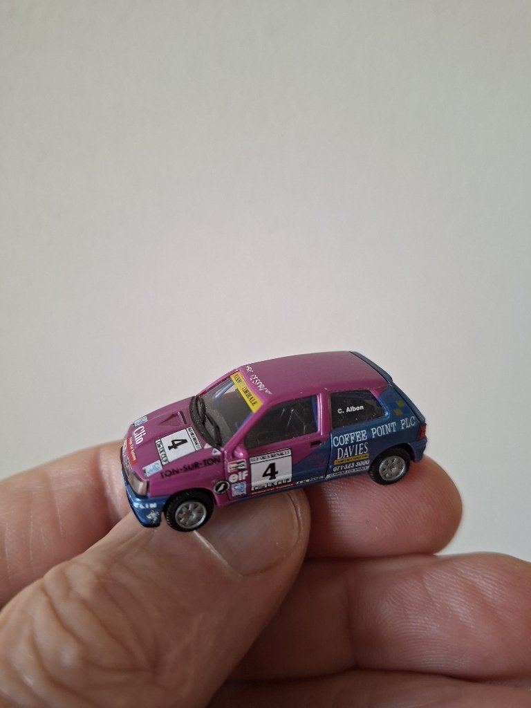 Renault Clio 16V UK Cup 93 C.Albon 1:87 - Herpa 035910, Ophalen of Verzenden, Zo goed als nieuw, Auto, Herpa