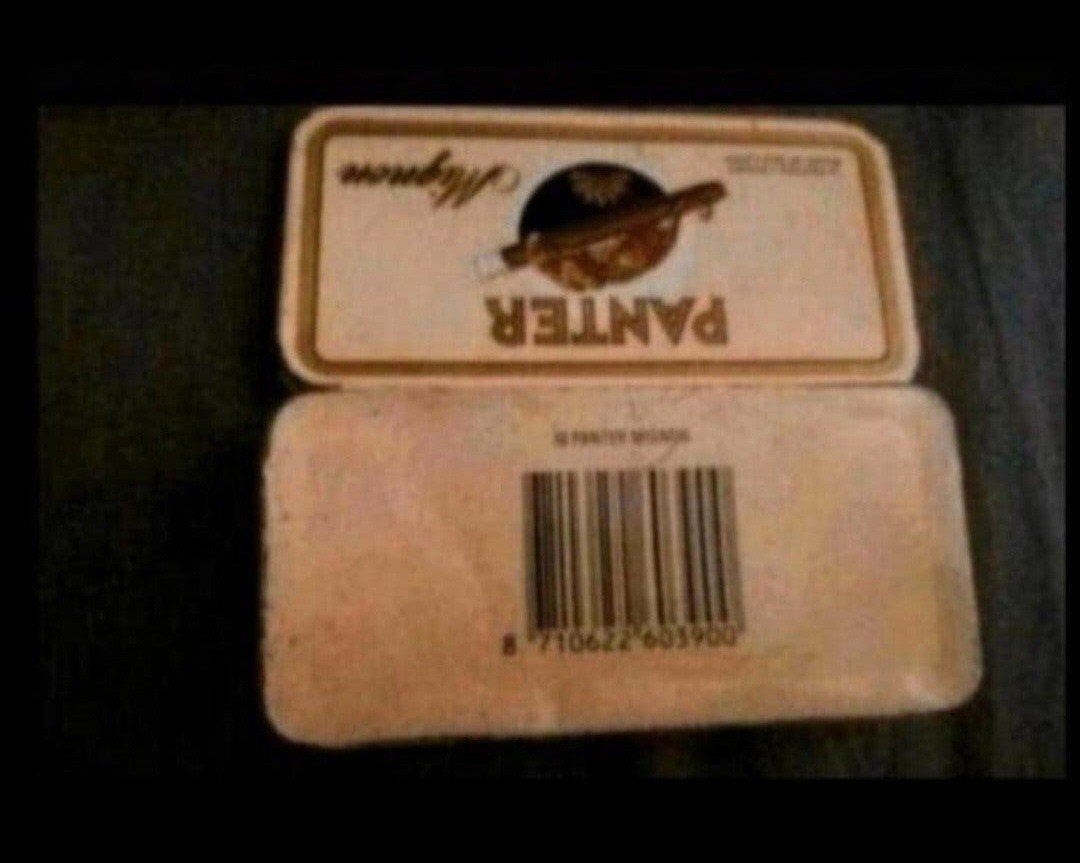 Vintage Panter Sigaren Mignon Blikje, Ophalen of Verzenden, Gebruikt