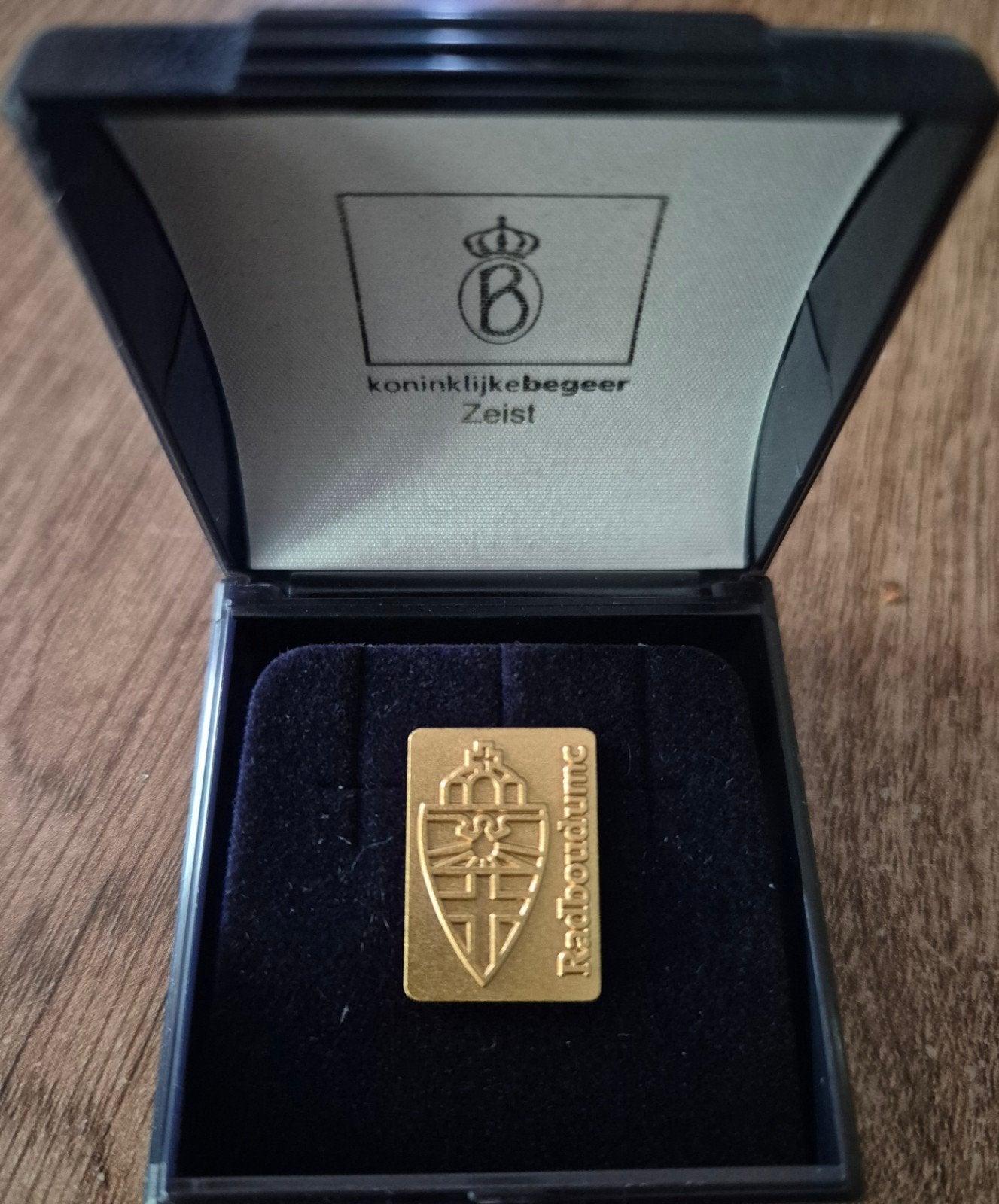 Mooie Radboudumc pin - Koninklijke Begeer Zeist, Verzamelen, Speldjes, Pins en Buttons, Ophalen of Verzenden