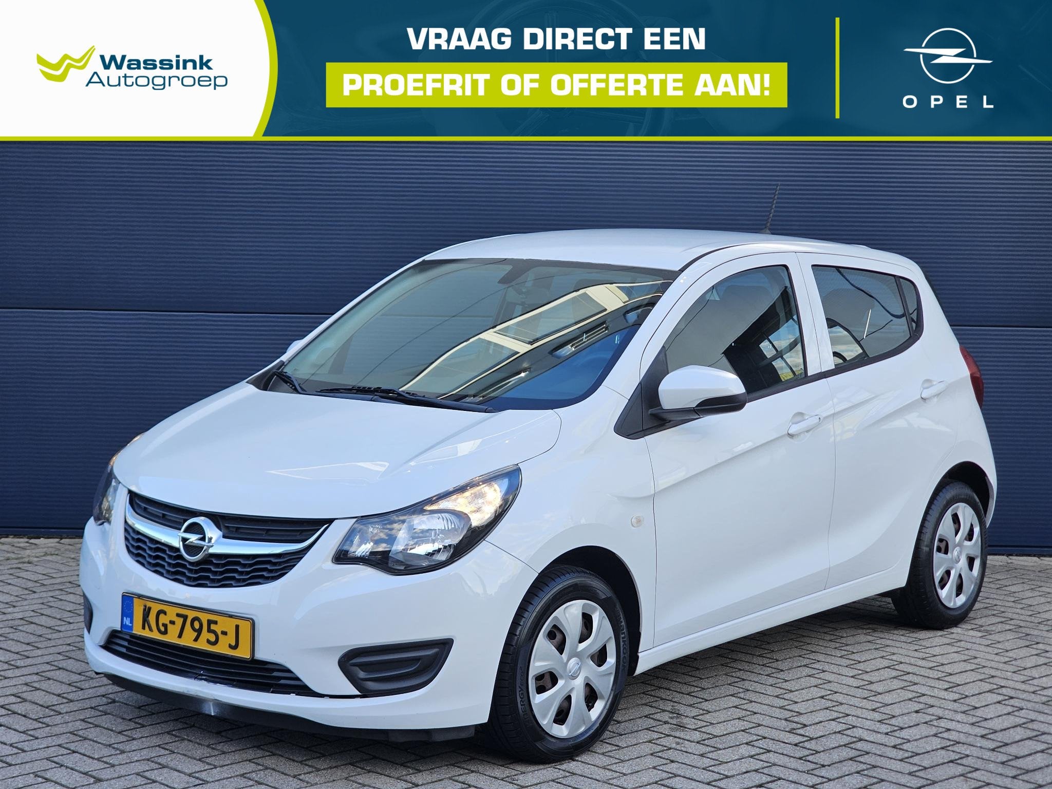 Opel KARL 1.0 ecoFLEX Edition | Airco | Cruise control |, Voorwielaandrijving, 839 kg, Stof, Gebruikt