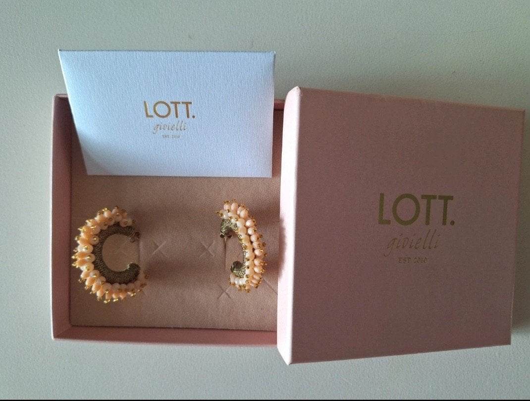 Lott. Gioielli Oorbellen met Kralen, Overige materialen, Hangers, Overige kleuren, Ophalen of Verzenden