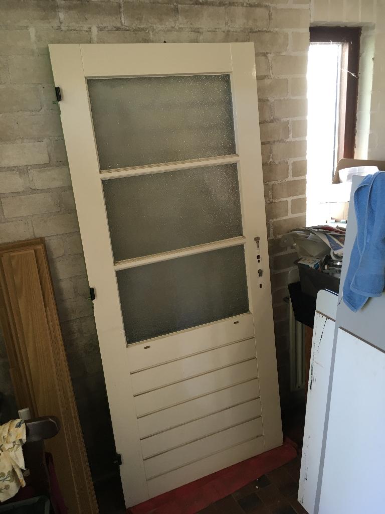 Deur, Ophalen, Gebruikt, 80 tot 100 cm, Buitendeur