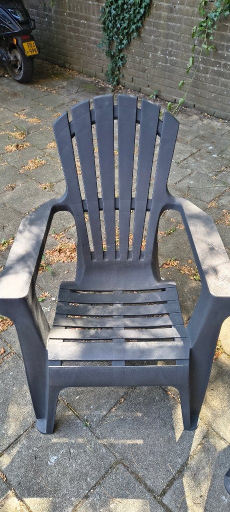 Comfortabele Deckchair tuin lounge stoelen, Ophalen, Kunststof, Stapelbaar