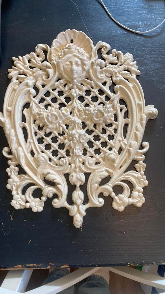 Gietijzeren ornament voor op een deur, Ophalen of Verzenden