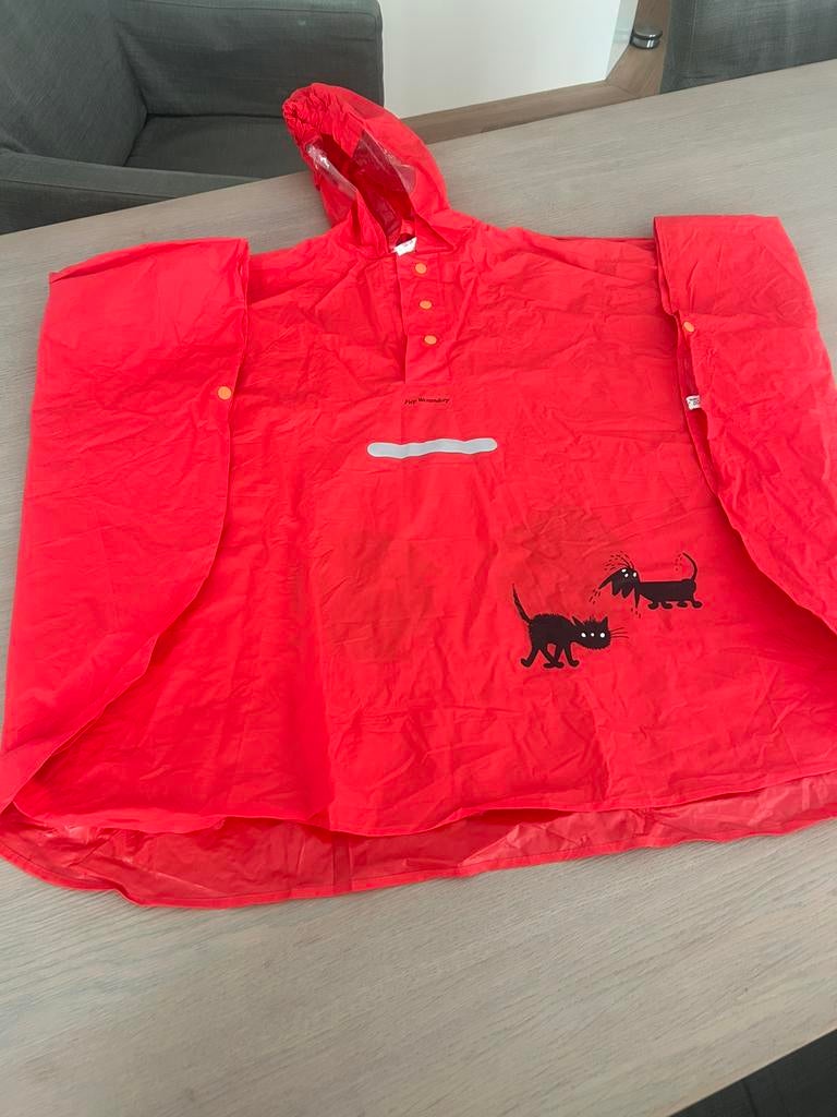Regencape  maat 122/128 Jip en Janneke hema, Kinderen en Baby's, Ophalen of Verzenden, Zo goed als nieuw, Meisje, Jas