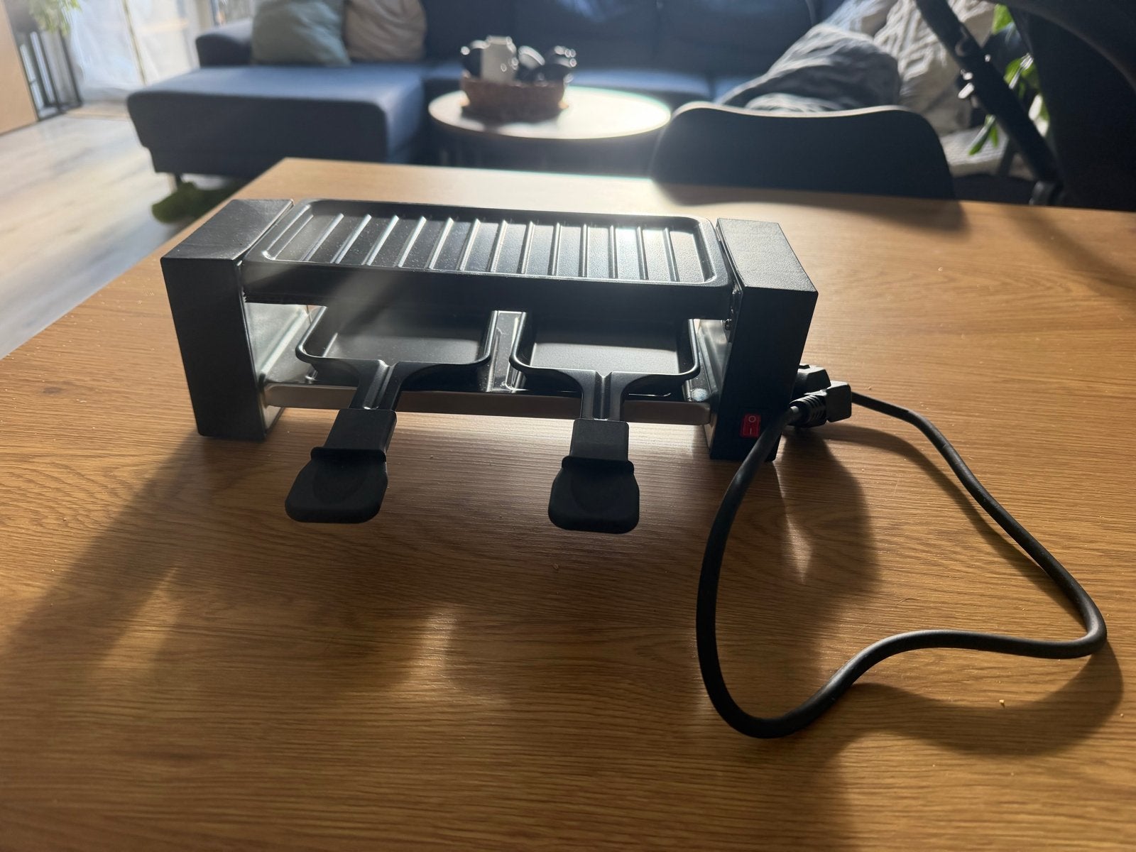 Mini gourmet raclette grill voor 2 personen, Witgoed en Apparatuur, Ophalen, Nieuw