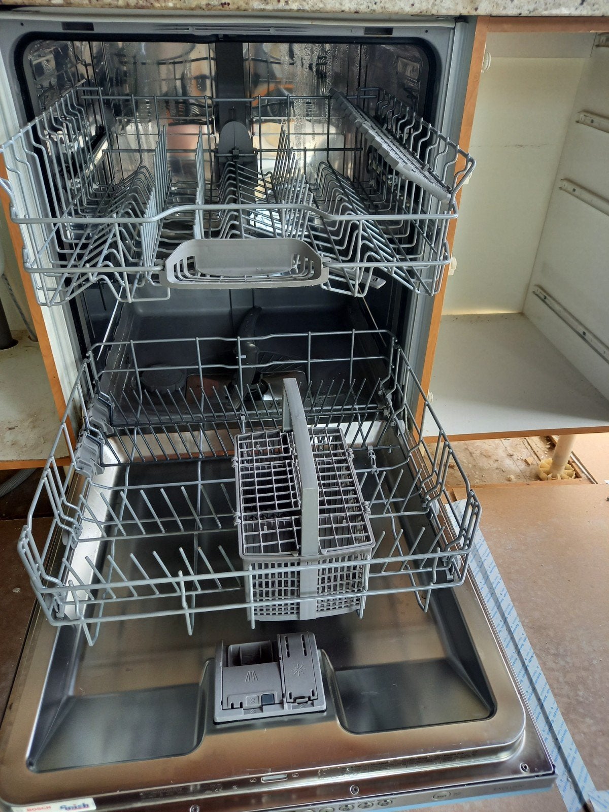 Inbouw Bosch vaatwasmachine, Ophalen, Minder dan 85 cm, Zo goed als nieuw, Inbouw