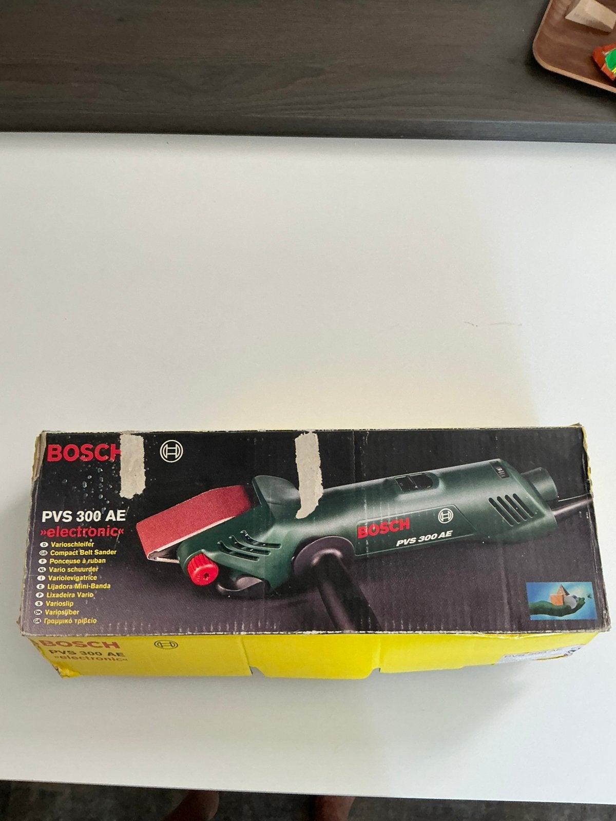 Bosch PVS 300 AE schuurmachine, Ophalen of Verzenden, Zo goed als nieuw, Minder dan 600 watt, Vlakschuurmachine