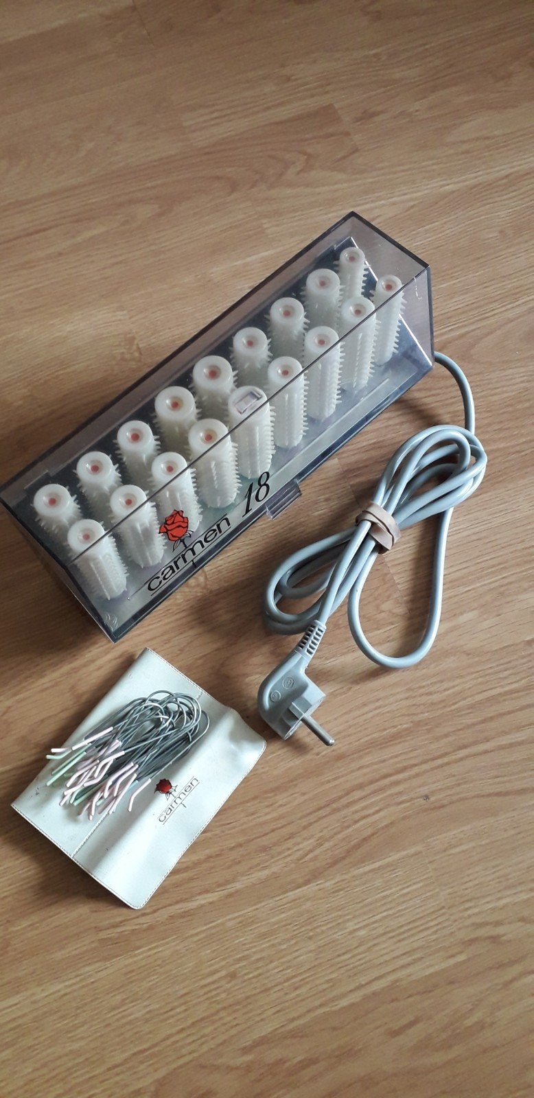 Carmen krulset 18 krullers - Vintage krultang, Ophalen of Verzenden