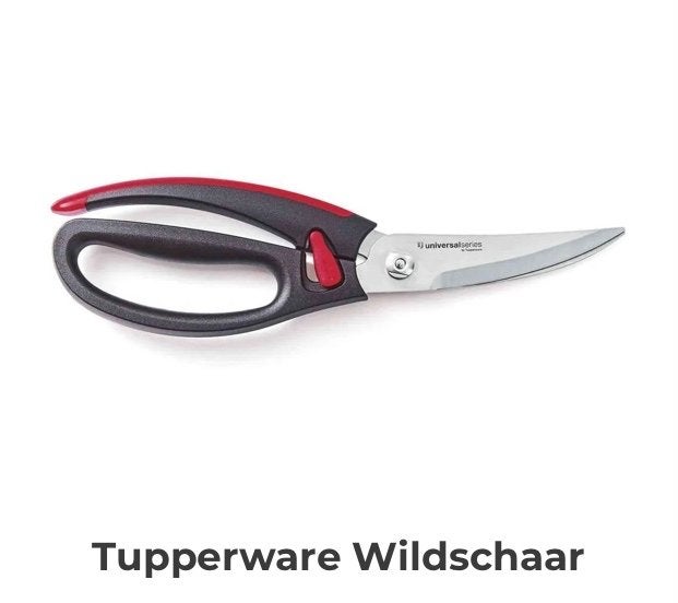 Tupperware Vleesschaar - Universele Keukenschaar, Huis en Inrichting, Keuken | Tupperware, Nieuw, Overige typen, Rood, Vaatwasserbestendig