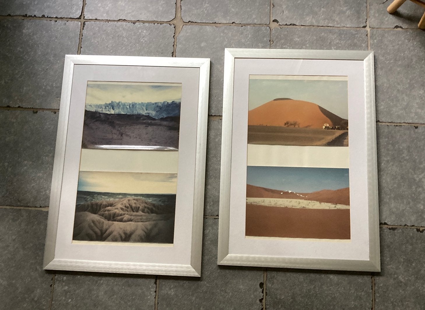 2 grote aluminium fotolijsten wissellijsten, Ophalen, 65 cm, Zo goed als nieuw, Fotolijst