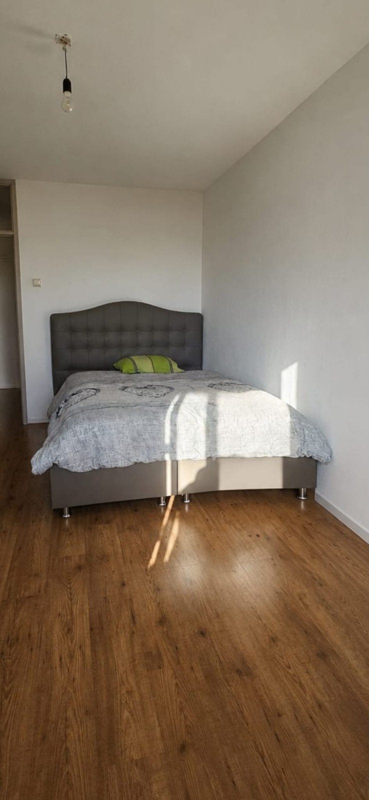 Tweepersoons boxspring met hoofdbord - Zo goed als nieuw, Huis en Inrichting, Slaapkamer | Bedden, Tweepersoons, Zo goed als nieuw
