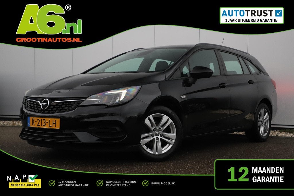 Opel Astra Sports Tourer 1.2 Edition 110PK LMV LED Navigatie, Auto's, Voorwielaandrijving, Stof, Gebruikt, 1199 cc