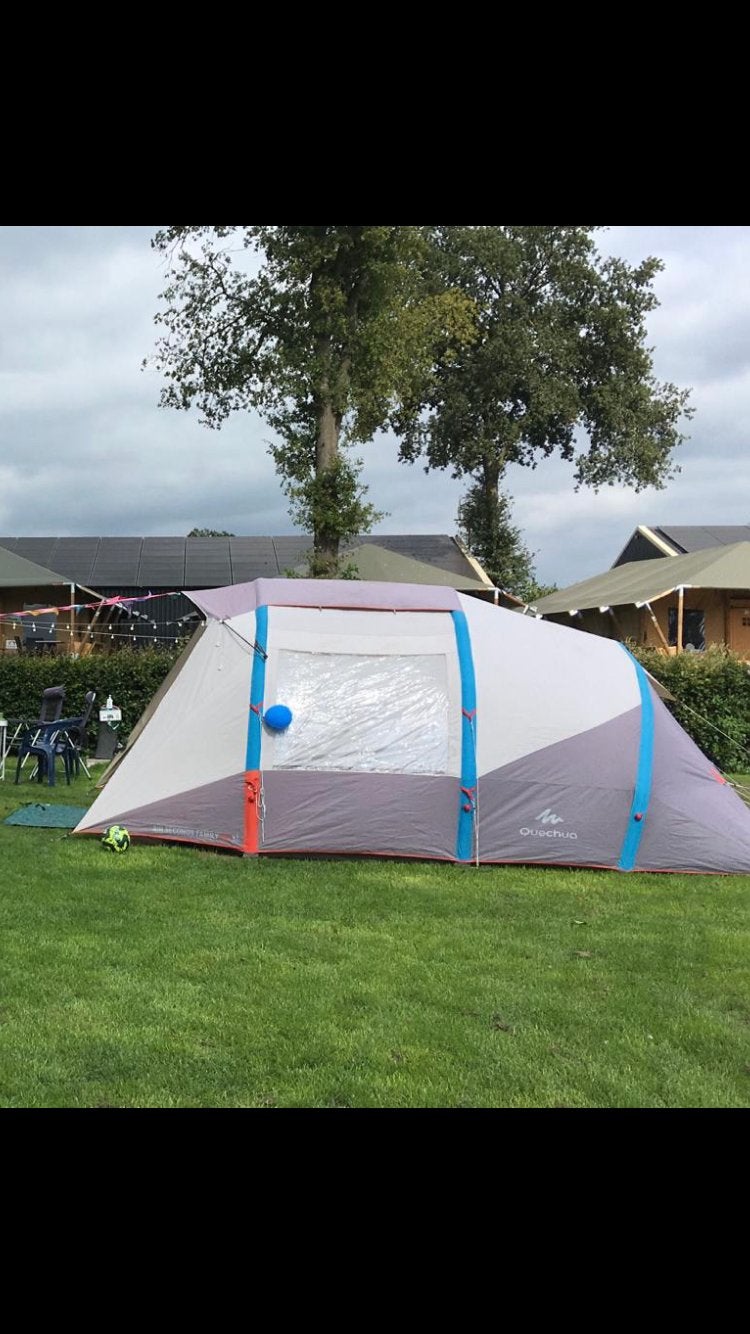 Quechua Air Seconds 5.2 XL Tent - Ruime en makkelijk op te z, Ophalen of Verzenden, Gebruikt, Tot en met 4