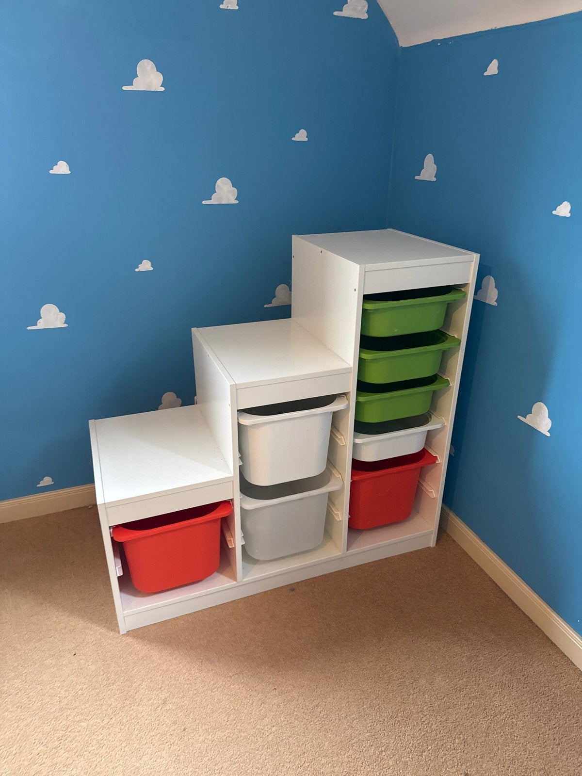 IKEA TROFAST Opbergcombinatie met Bakken - Wit, Ophalen of Verzenden, Gebruikt, Kast