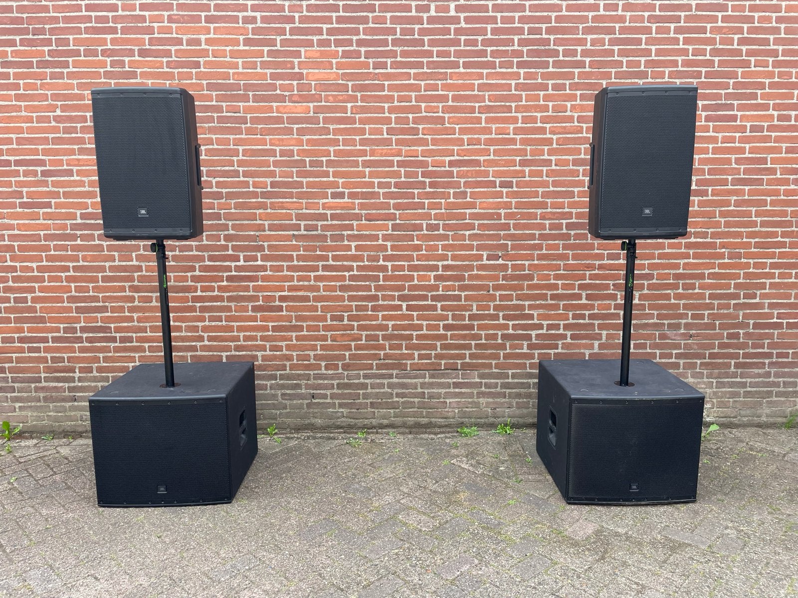 JBL EON 615 & 618 PA Speakerset met Subwoofer, Gebruikt, JBL, Speakerset, Bluetooth