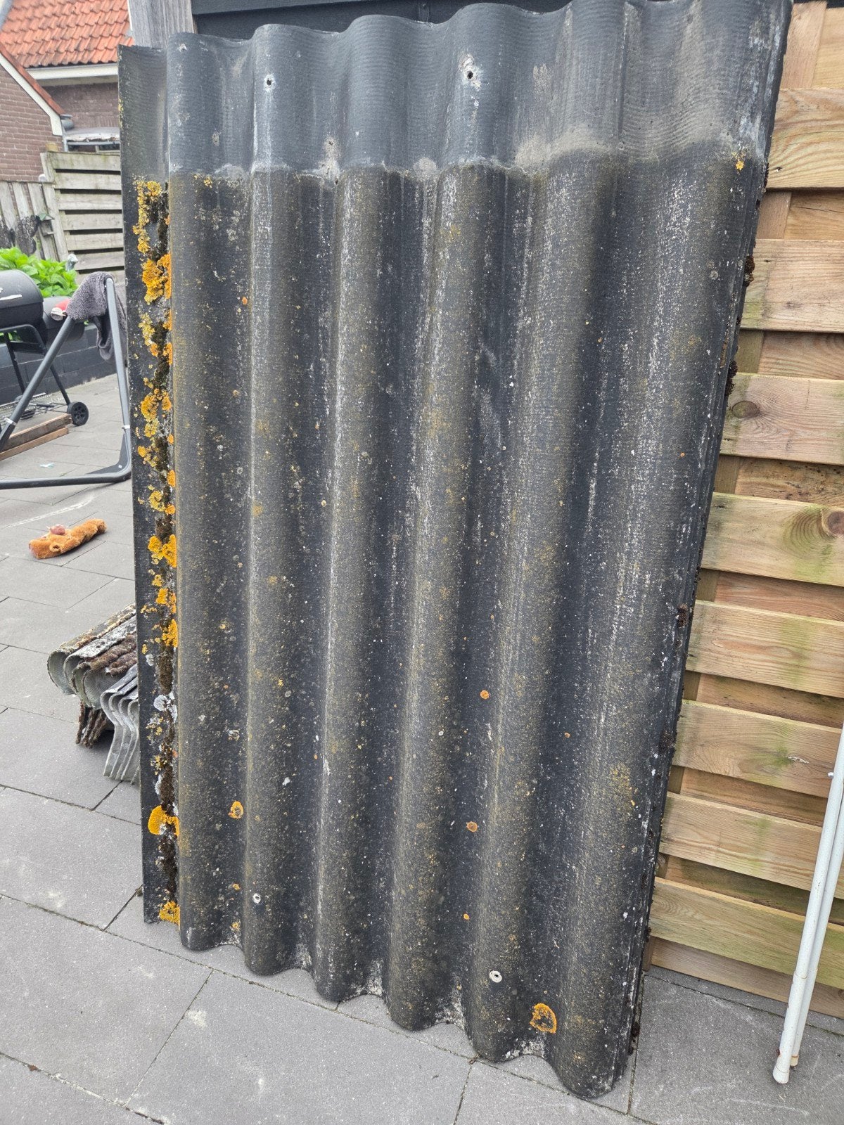 Gebruikte golfplaten met nokplaten voor diverse doeleinden, Ophalen, Overige materialen, Gebruikt, 15 m² of meer