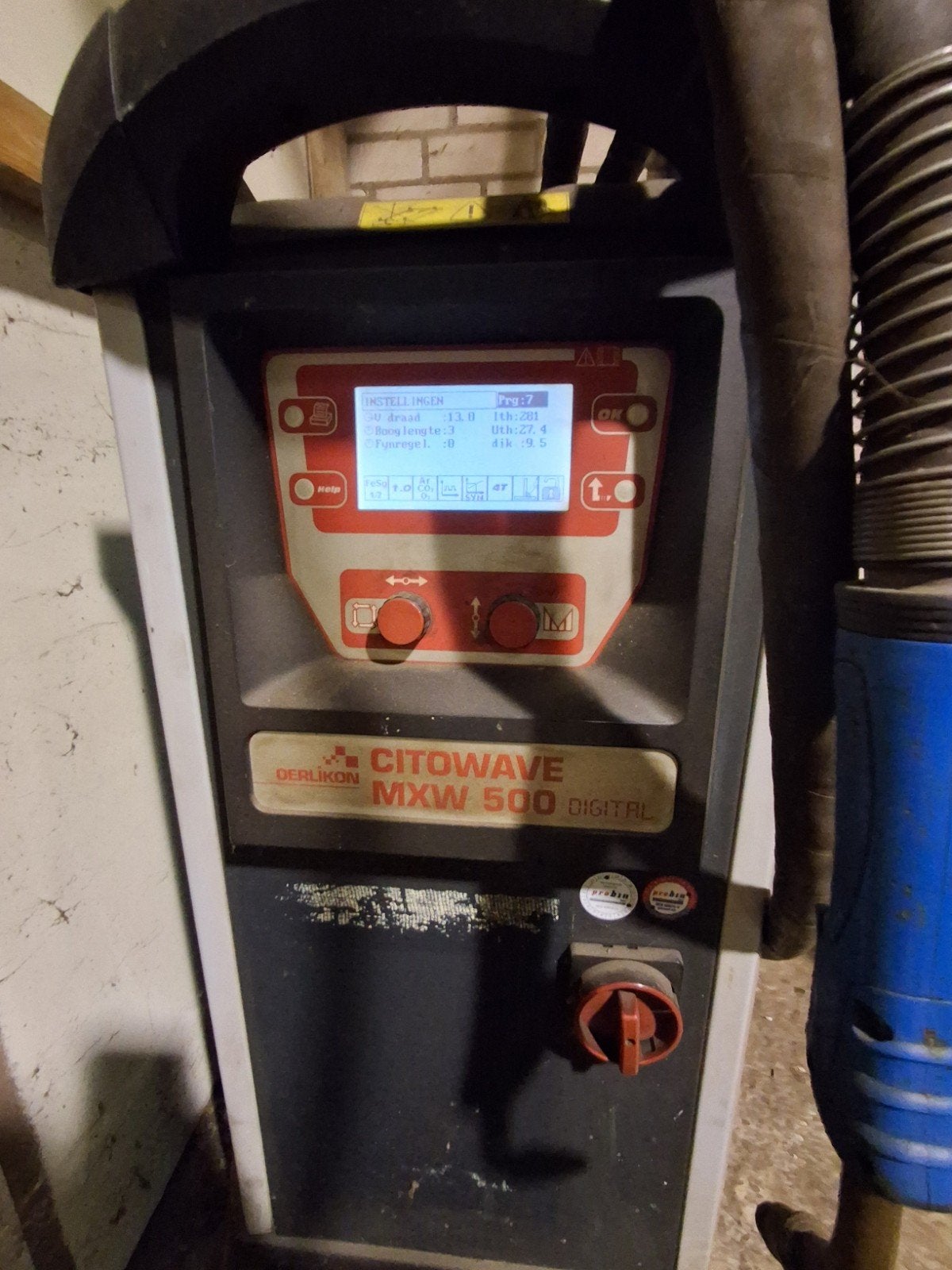 Oerlikon Citowave MXW 500 Digital Lasapparaat, Doe-het-zelf en Verbouw, Ophalen of Verzenden, Gebruikt, 250 ampère of meer, Overige typen