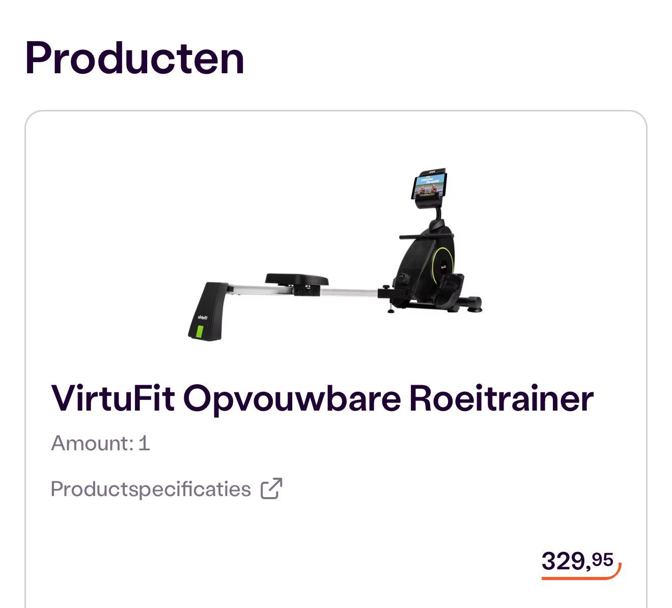 Opklapbare roeimachine, Ophalen of Verzenden, Zo goed als nieuw