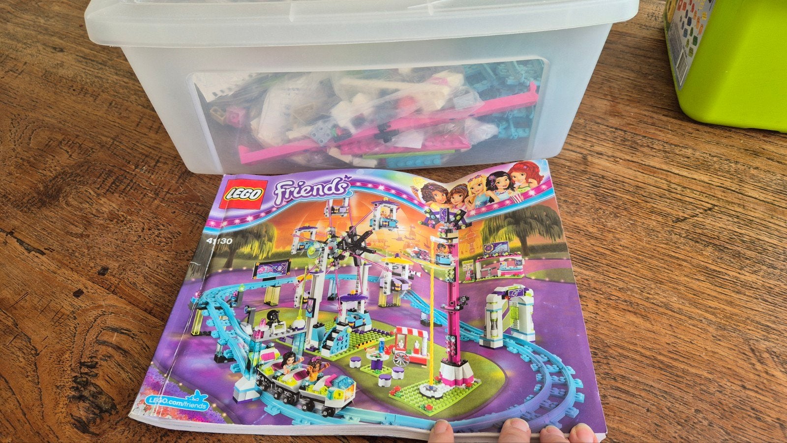 Lego Friends 41130 Achtbaan Pretpark, Gebruikt, Lego, Compleet, Friends