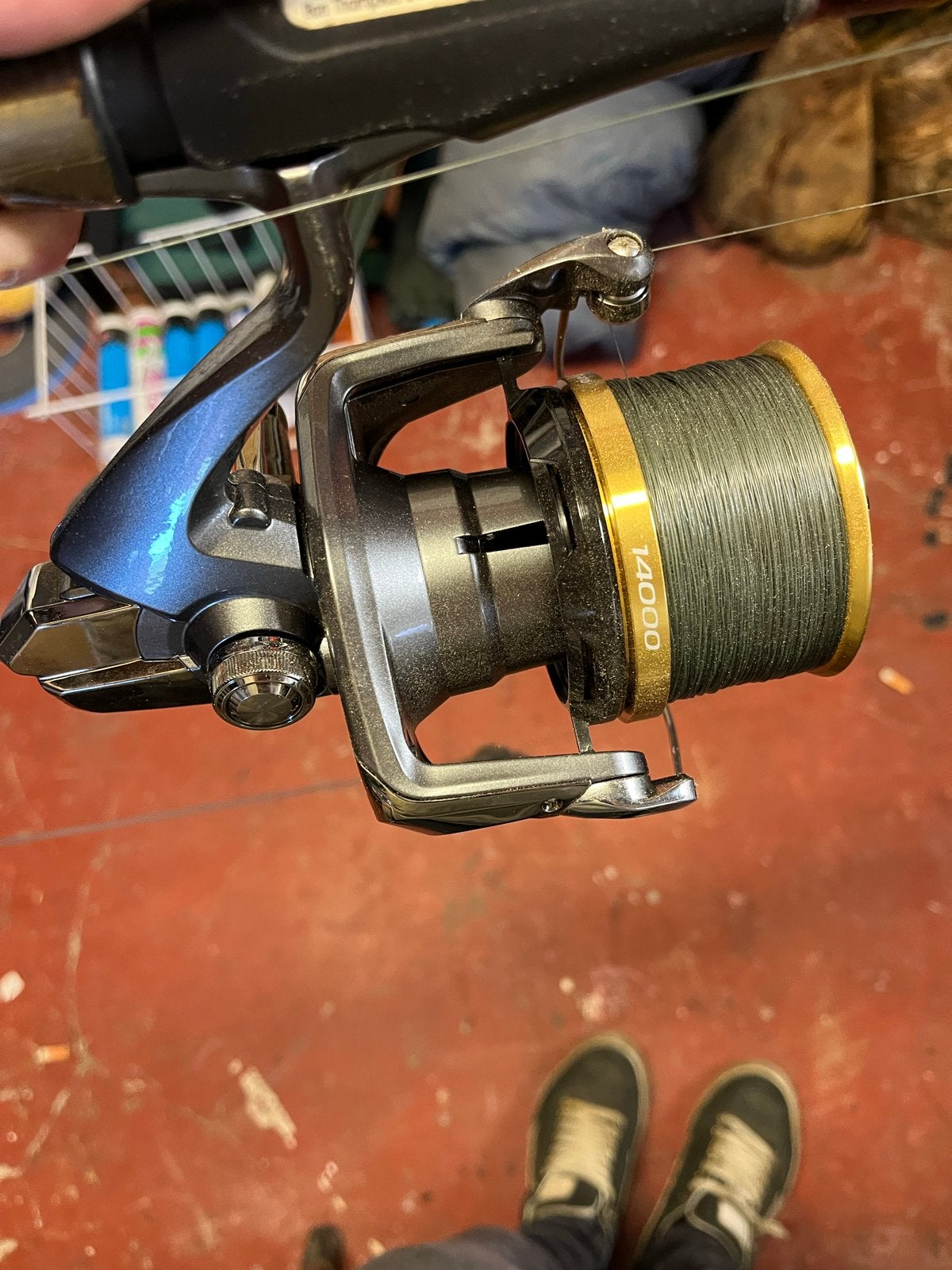 Shimano AERLEX 14000 XSC- Zo goed als nieuw, Watersport en Boten, Ophalen, Zo goed als nieuw, Molen