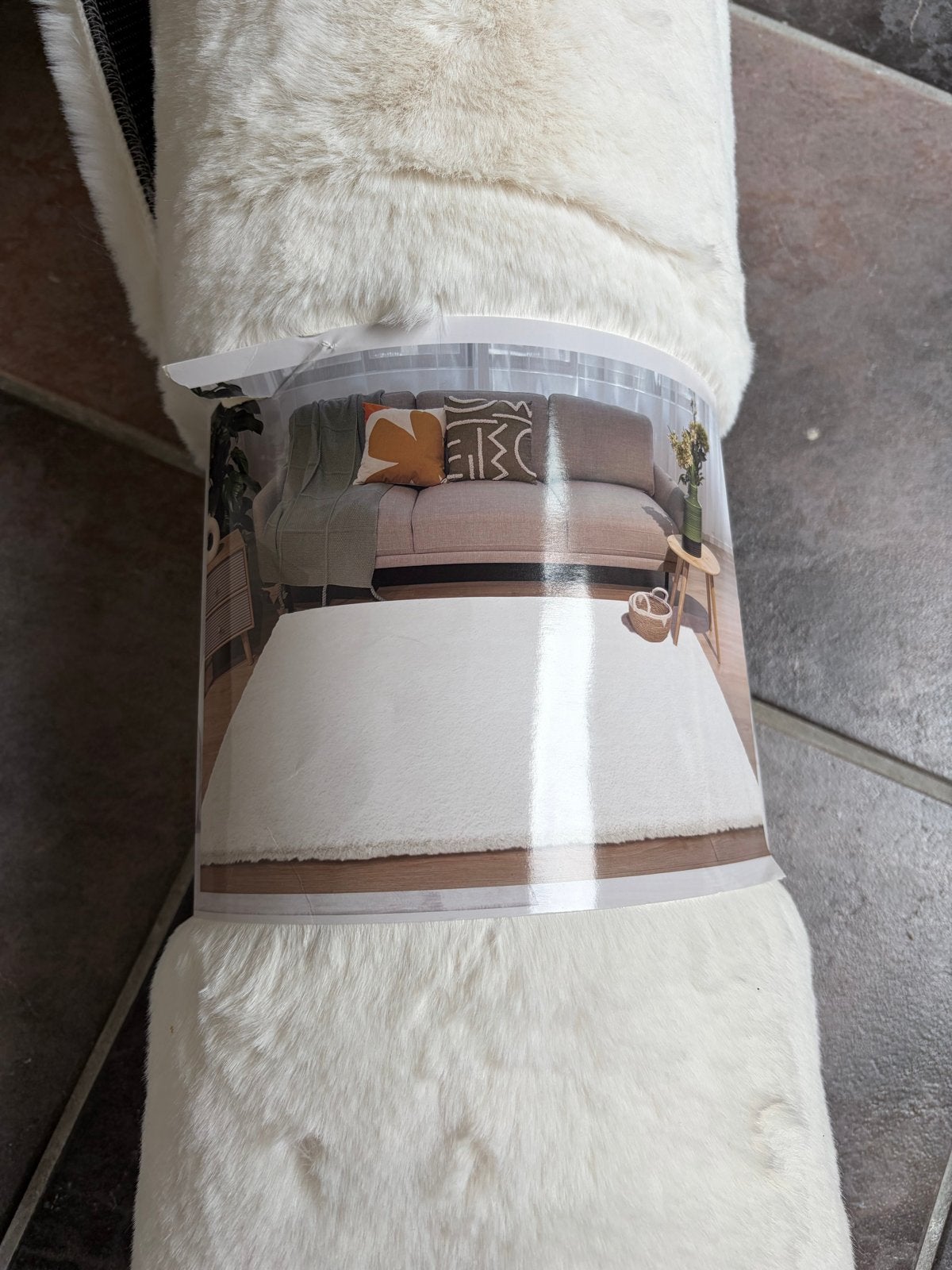 faux fur vloerkleed 130x190 cm, 100 tot 150 cm, Wit, 150 tot 200 cm, Nieuw