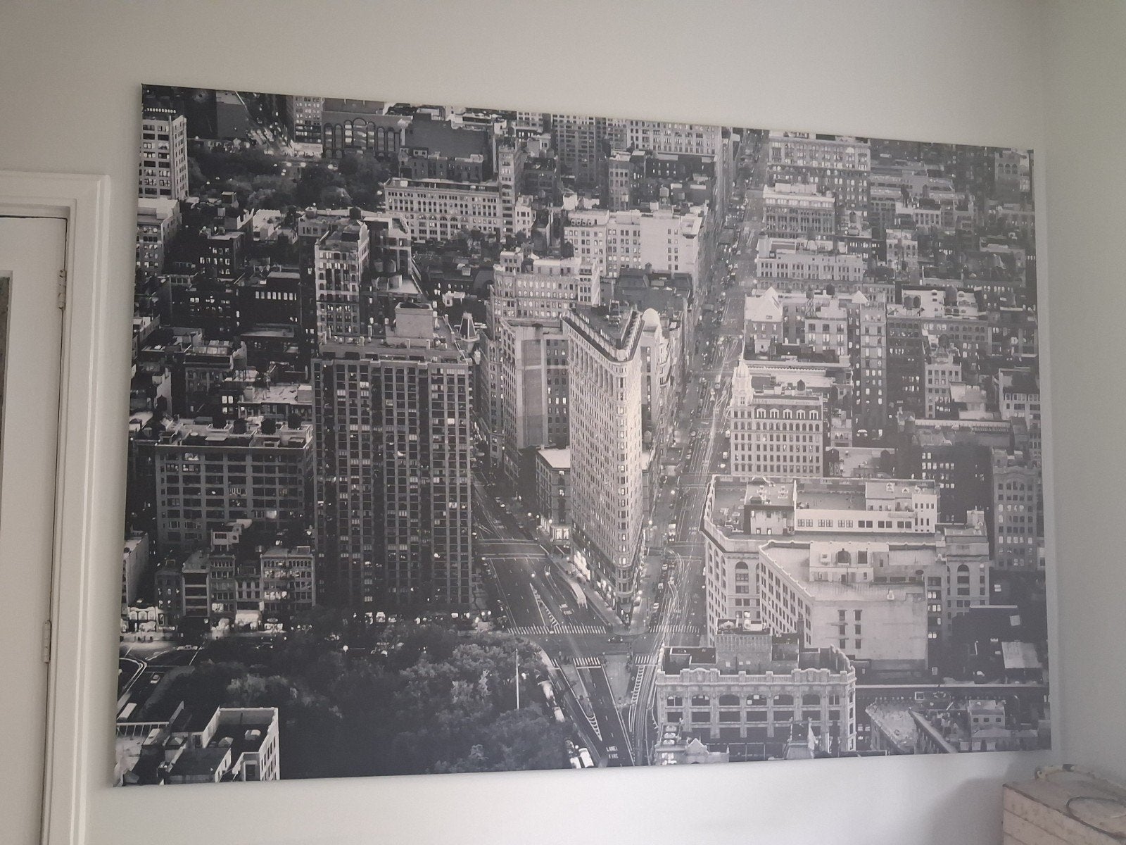 Canvas New York Ikea, Ophalen, Zo goed als nieuw, 125 cm of meer, Print