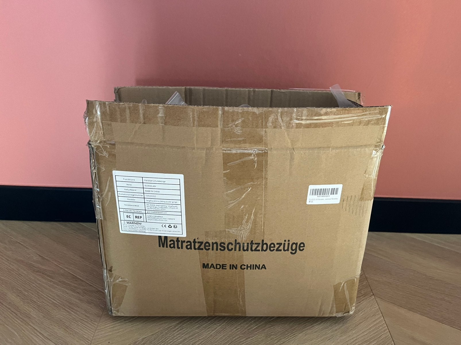 Matras beschermer, Ophalen, Blauw, Matrasbeschermer, Nieuw