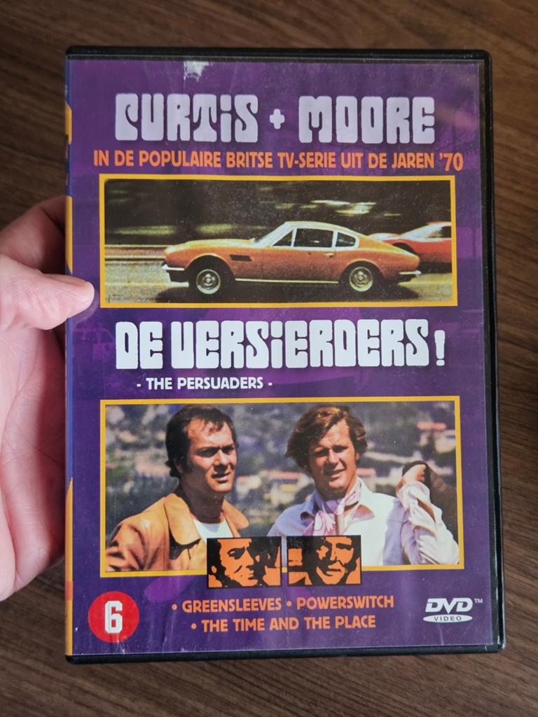 DVD De Versierders Tony Curtis Roger Moore, Vanaf 6 jaar, Ophalen of Verzenden, Gebruikt, Actiethriller