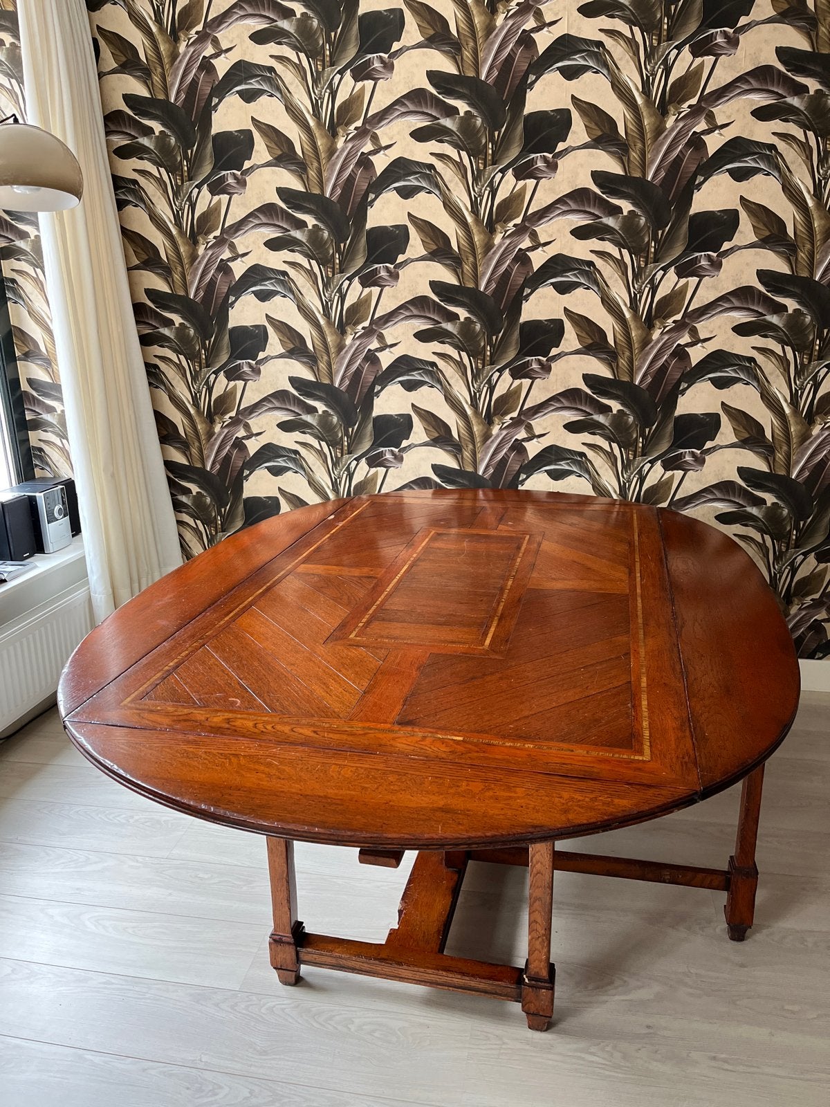 Antieke inklapbare eettafel van Royal Antique Collection, Ophalen