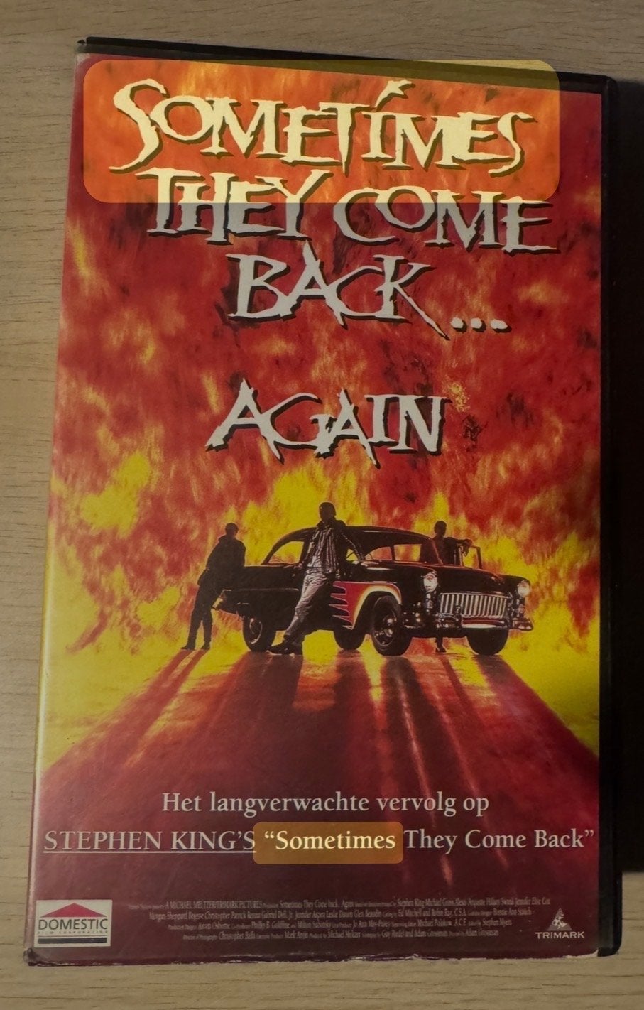 Sometimes They Come Back... Again VHS ex rental, Vanaf 16 jaar, Ophalen of Verzenden, Gebruikt, Horror