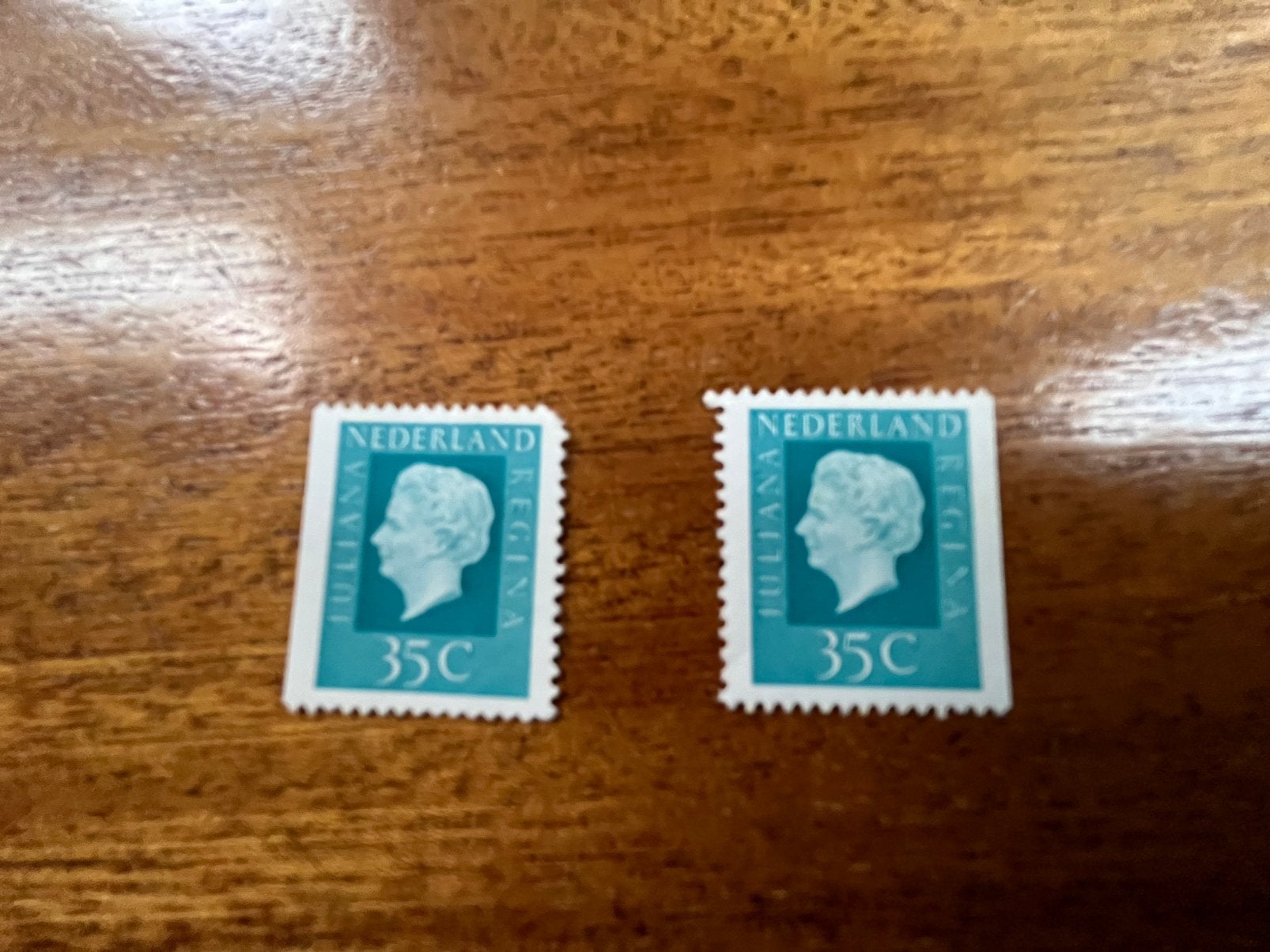 2 postzegels Juliana Nederland 35 cent, Ophalen of Verzenden, Postfris