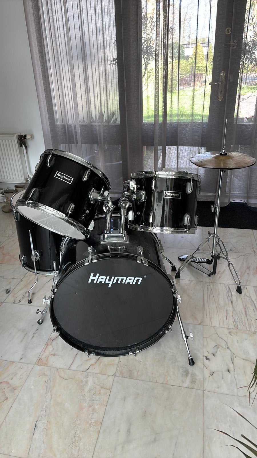 Leuk drumstel Hayman, Ophalen, Gebruikt, Overige merken
