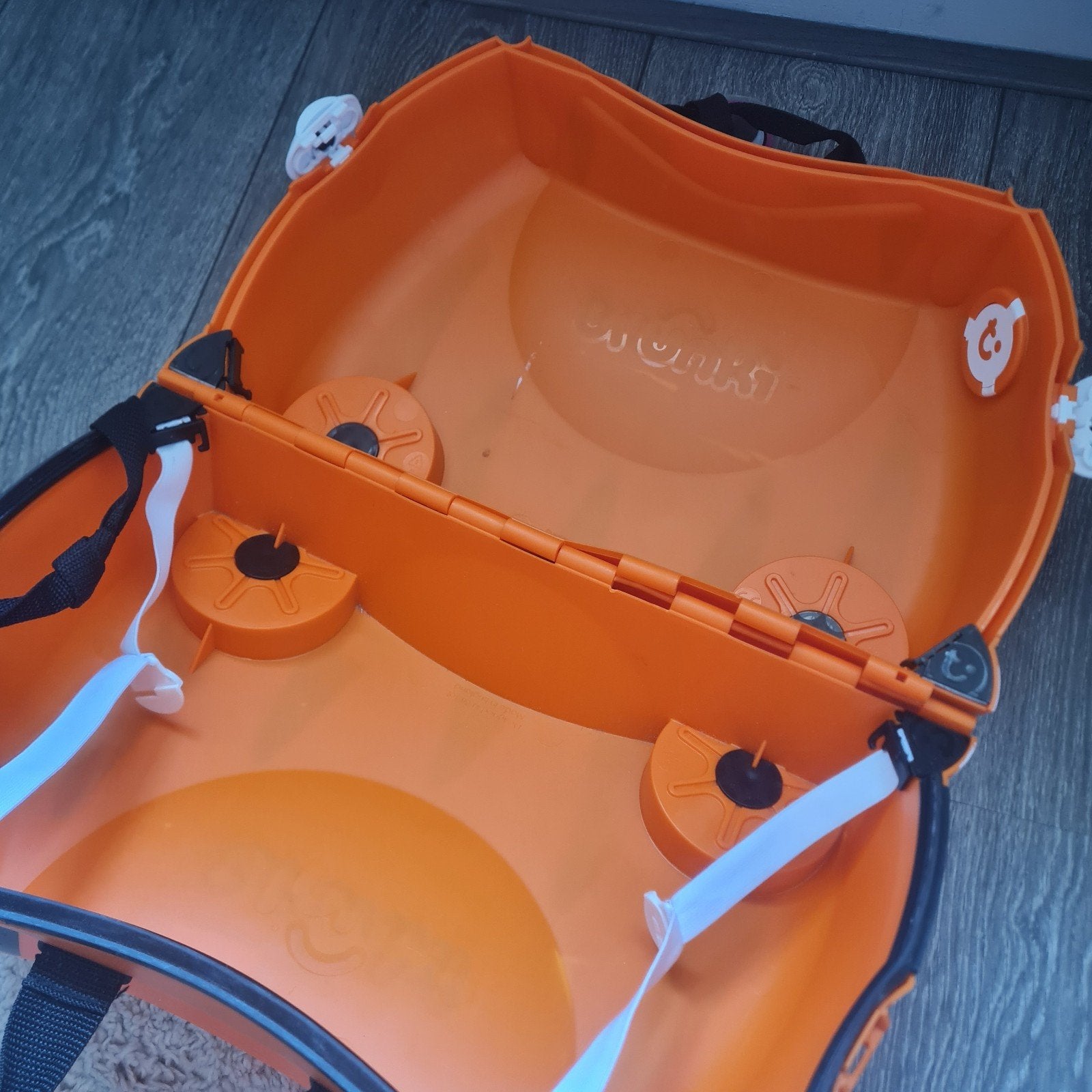 Trunki kinder koffer oranje, Ophalen, Gebruikt