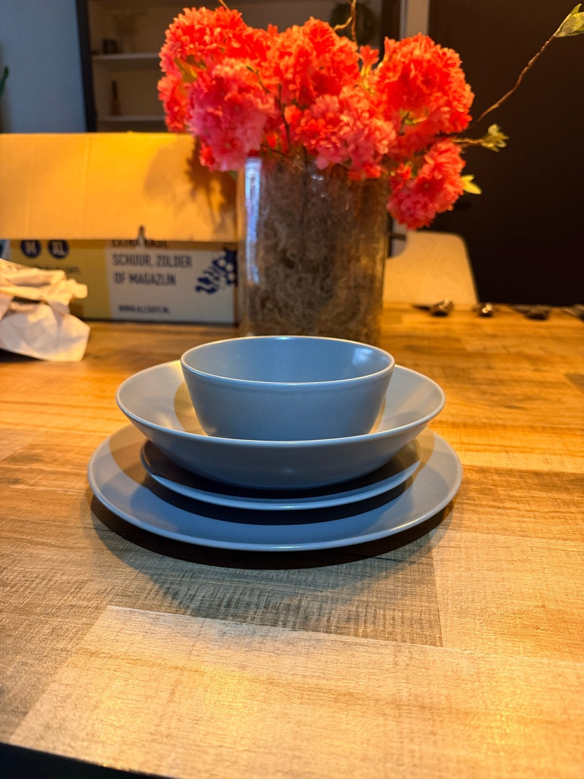 IKEA Servies Set - Borden en Kommen (17-delig), IKEA, Ophalen of Verzenden, Zo goed als nieuw, Overige stijlen