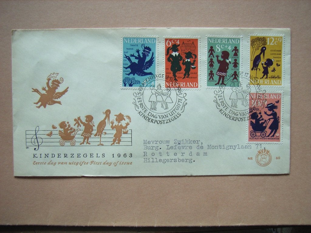 FDC   Nederland FDC E60, Ophalen of Verzenden, Beschreven, Nederland
