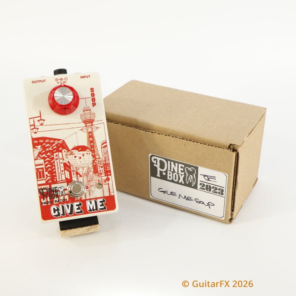 Pine-Box Custom Effects Give Me Soup Overdrive, Volume, Gebruikt, -, -