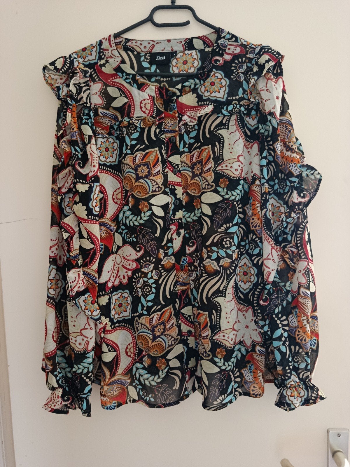 Zizzi blouse maat S met paisley print, Ophalen of Verzenden
