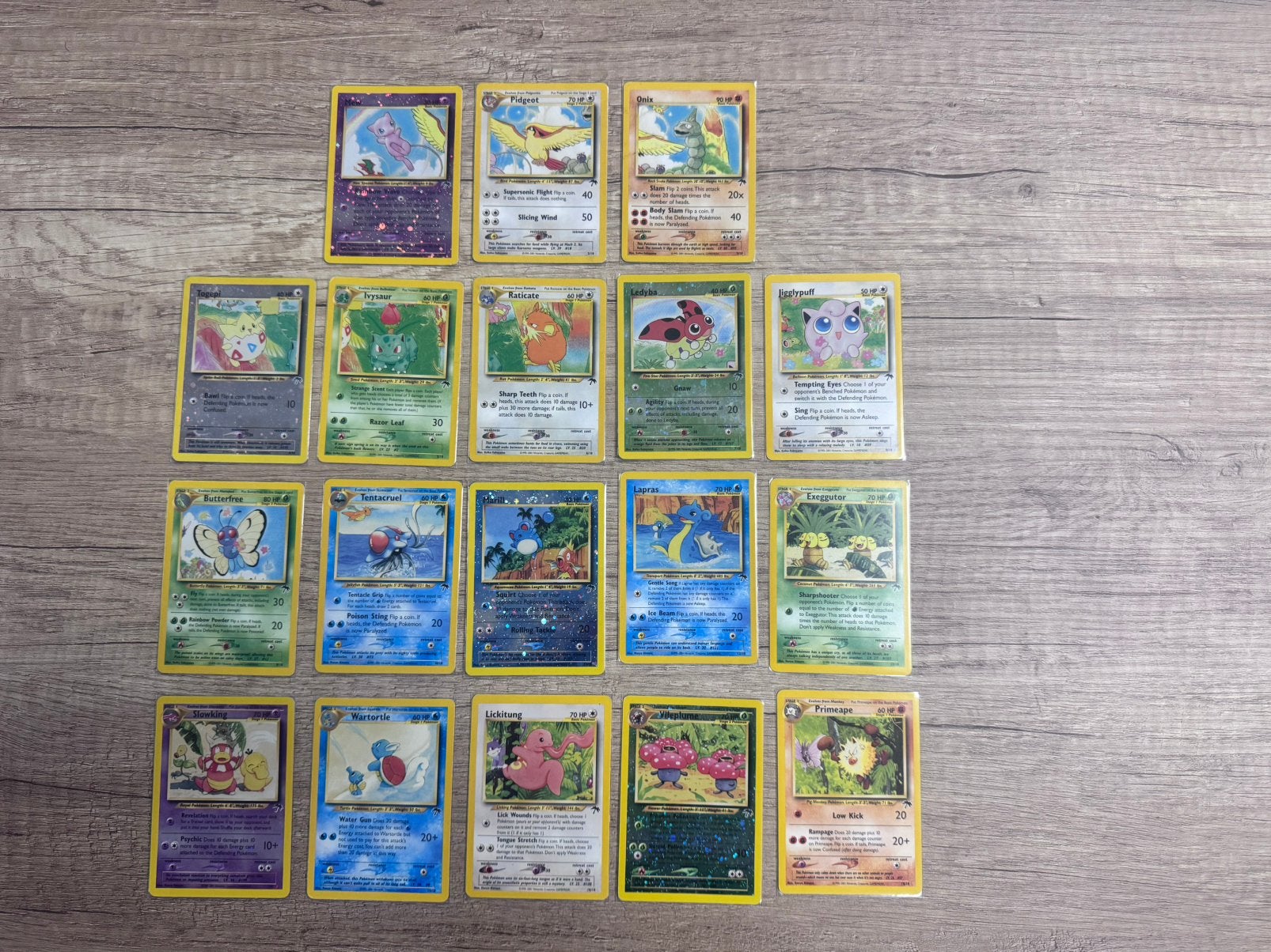 Complete set pokemon Southern Islands, Ophalen of Verzenden, Zo goed als nieuw, Meerdere kaarten