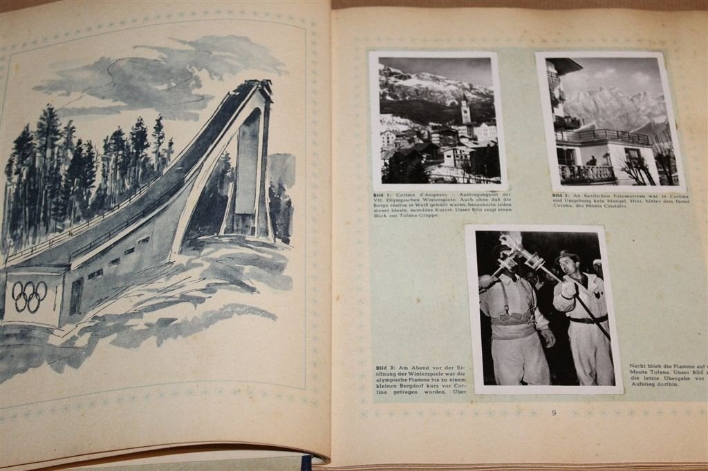 Olympische Winterspiele 1956 — Cortina, Compleet Album, Ophalen of Verzenden, Gelezen