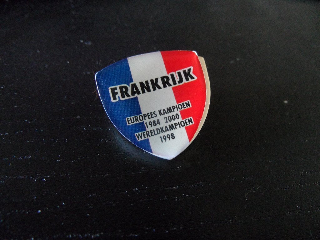 Speldje - Frankrijk Voetbal, Verzamelen, Speldjes, Pins en Buttons, Ophalen of Verzenden, Gebruikt, Sport, Speldje of Pin