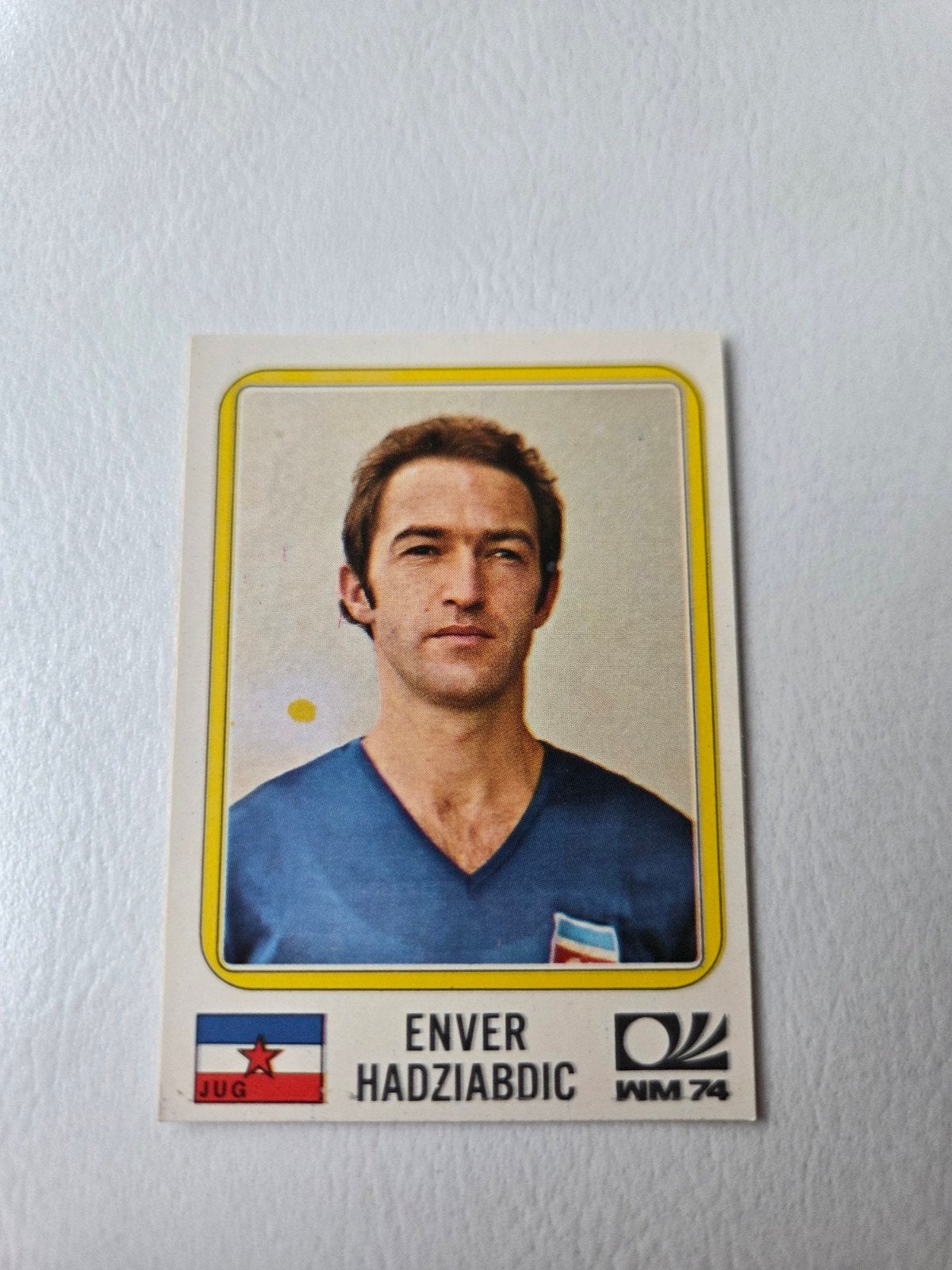Panini WK 74, Hobby en Vrije tijd, Stickers en Plaatjes, Ophalen of Verzenden, Zo goed als nieuw, Sticker