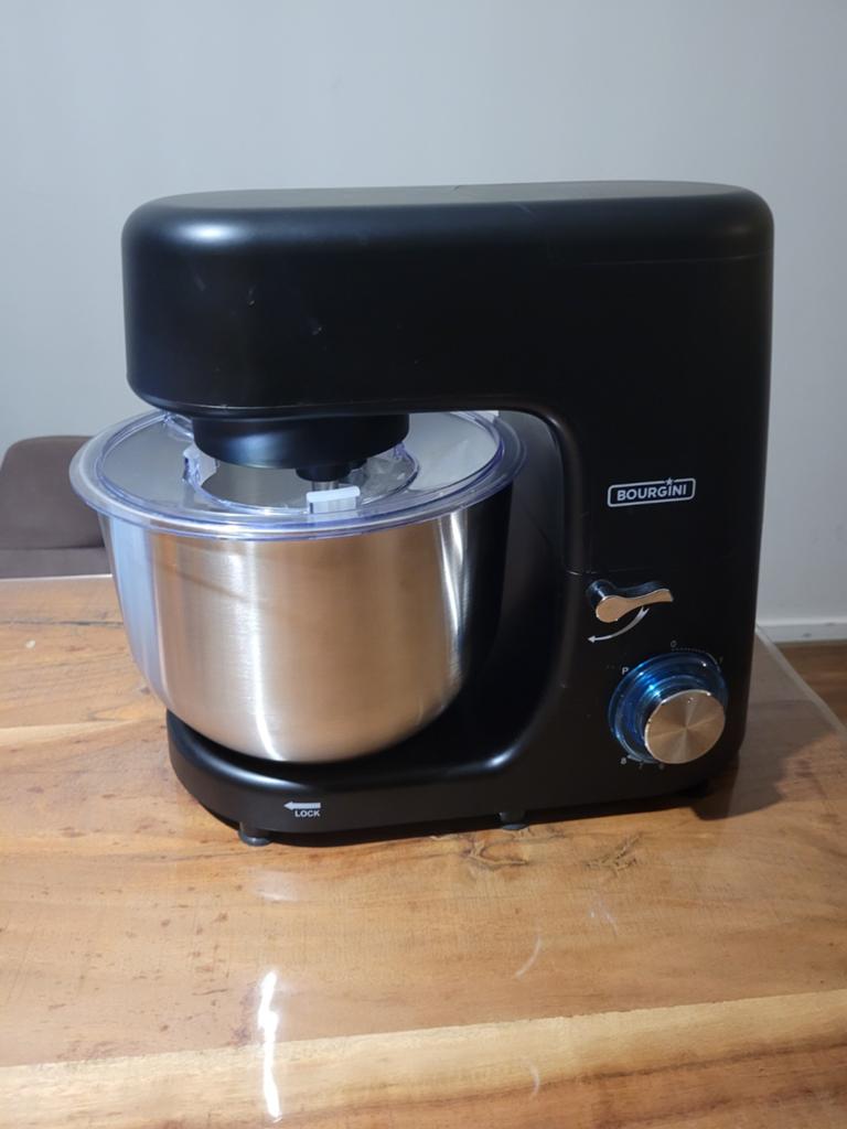 NIEUW! Bourgini Classic Kitchen Chef Keukenmachine Zwart, Witgoed en Apparatuur, Keukenmixers, Ophalen of Verzenden