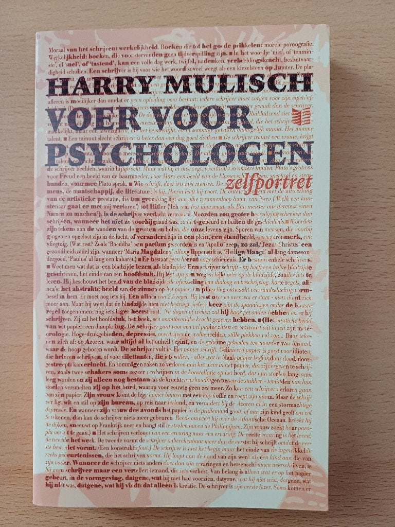 Harry Mulisch - Voer voor psychologen, Ophalen of Verzenden, Nieuw, Harry Mulisch, Nederland