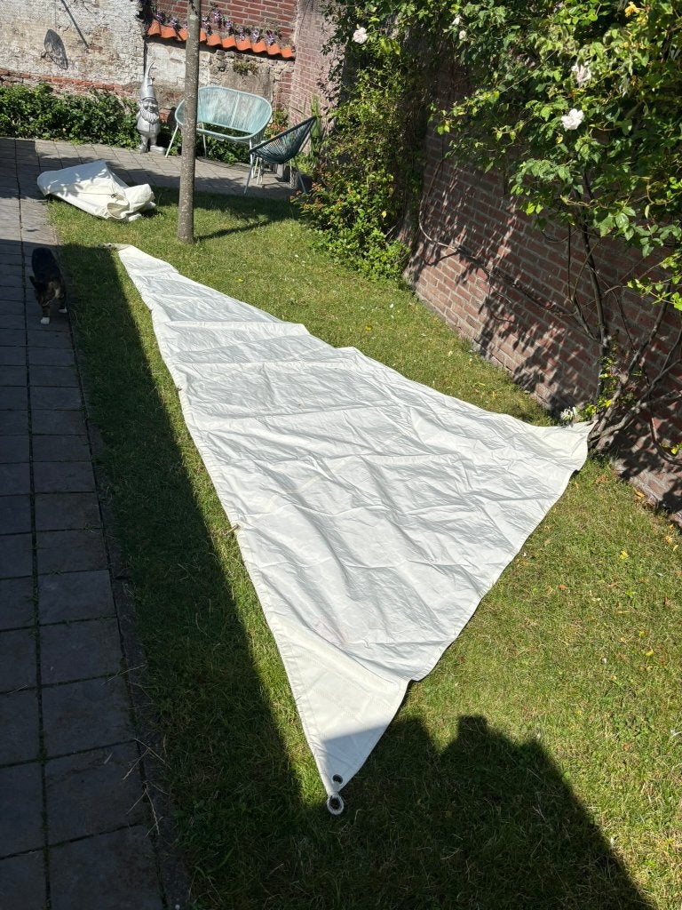 Stormfok leuvers - voorlijk 440cm, 6 meter of meer, Gebruikt, Ophalen of Verzenden, Minder dan 15 m²