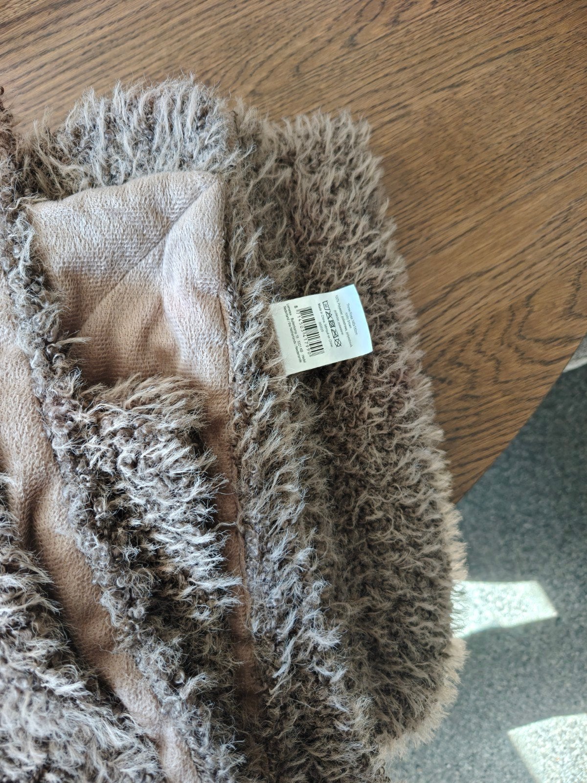 2 x plaids woondekens Unique living  zgan, Woondeken, Ophalen of Verzenden, Zo goed als nieuw, Wasbaar